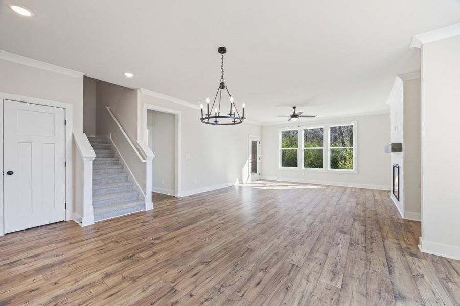 Spacious, unfurnished interior of a new home in , Hartwell (Image 24).