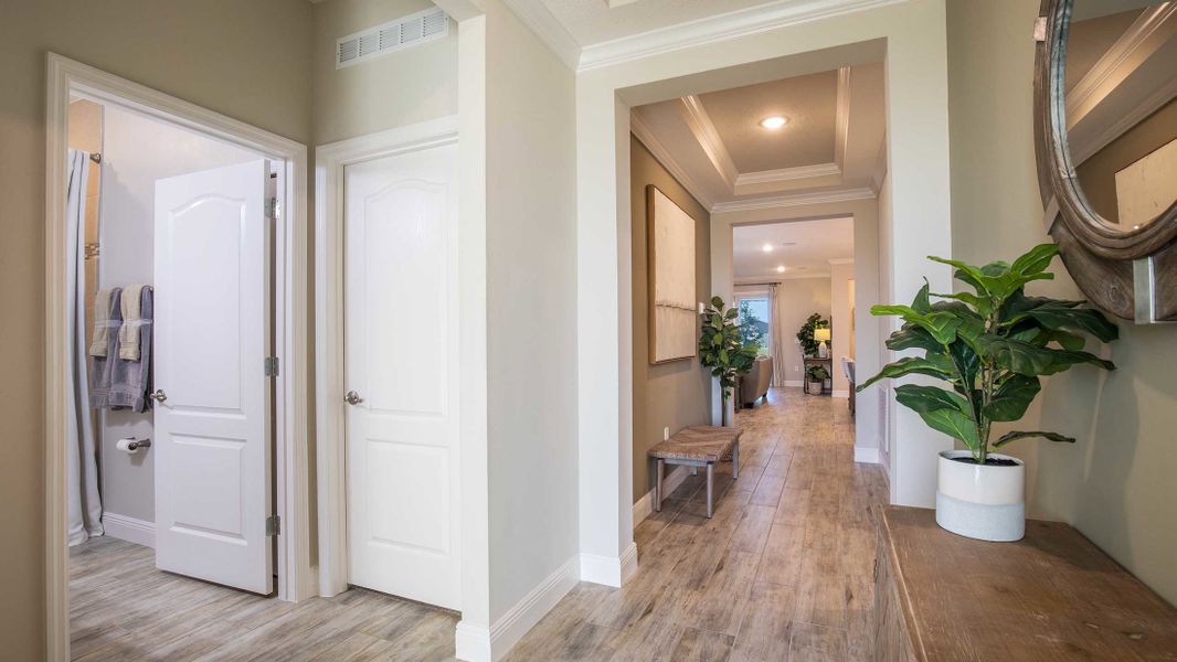 Representative furnished interior of a home built from the Miramar by Maronda Homes in Malabar Springs, Palm Bay (Image 4).