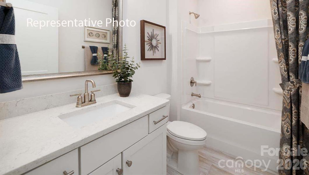 Furnished interior view inside a new home in Westport, York (Image 21).