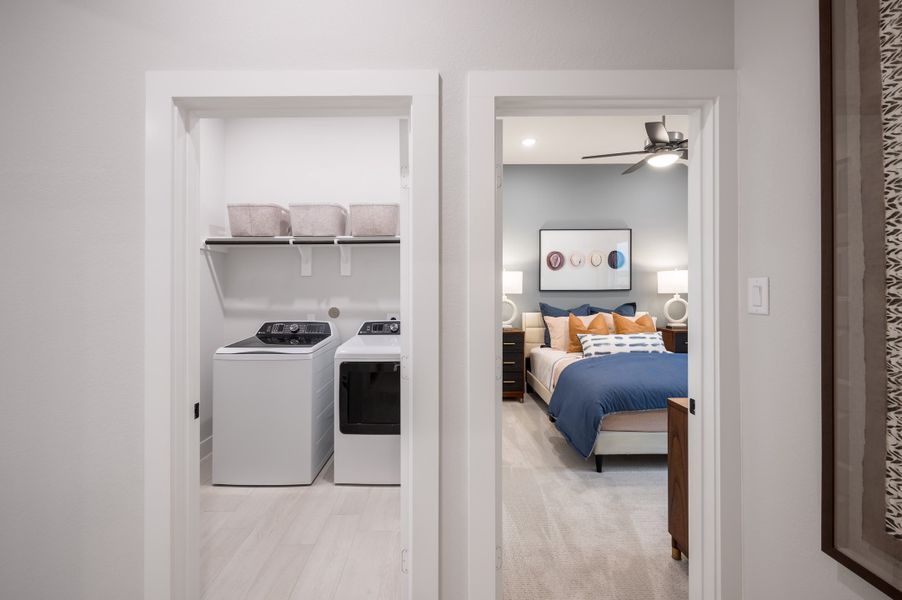 Representative furnished interior of a home built from the Falcon by Tri Pointe Homes in Trillium, Richmond (Image 17).