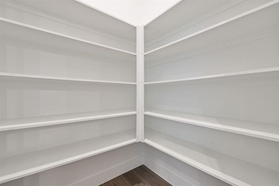 View of storage area