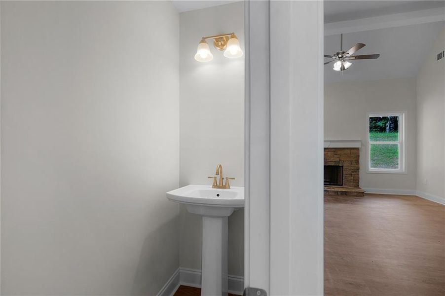 Furnished interior view inside a new home in , Calhoun (Image 7).