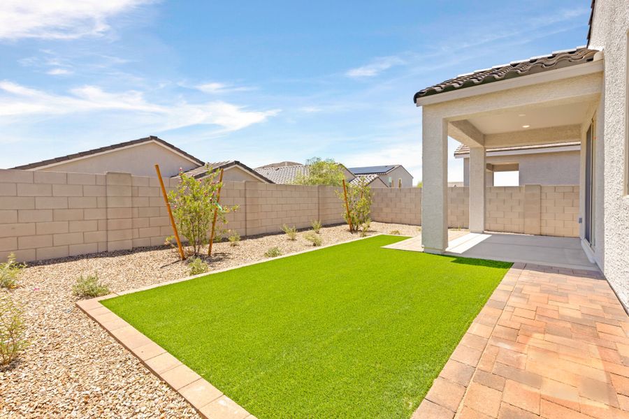Exterior details and patio area of a home in Blackhawk, Tucson (Image 10). Exterior details and patio area of a home in Blackhawk, Tucson (Image 10).