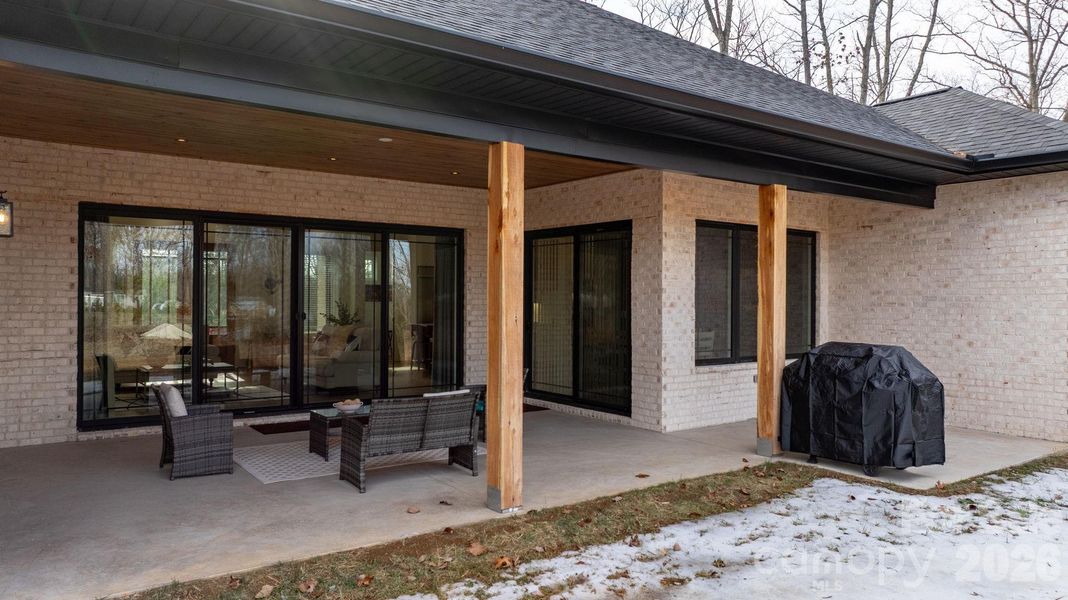 Exterior details and patio area of a home in , Lincolnton (Image 27).