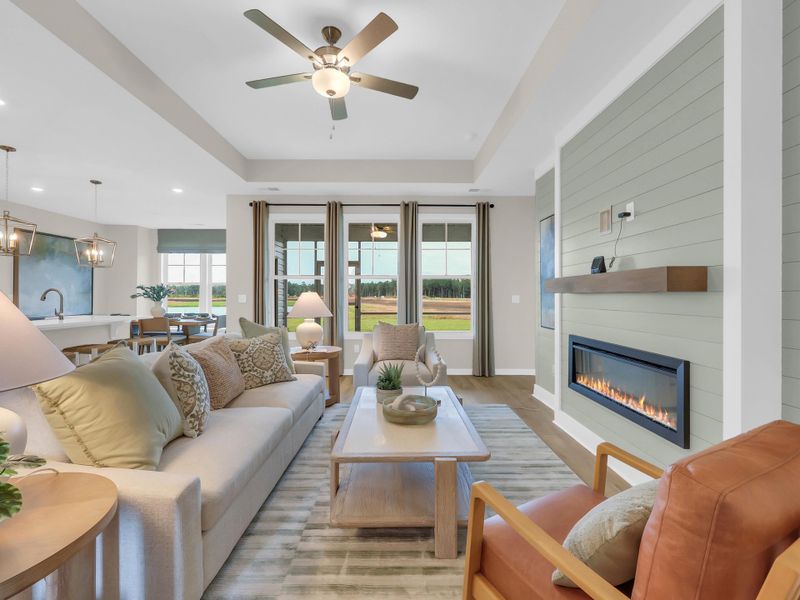 Furnished interior view inside a new home in King Farm Estates, Aynor (Image 6).