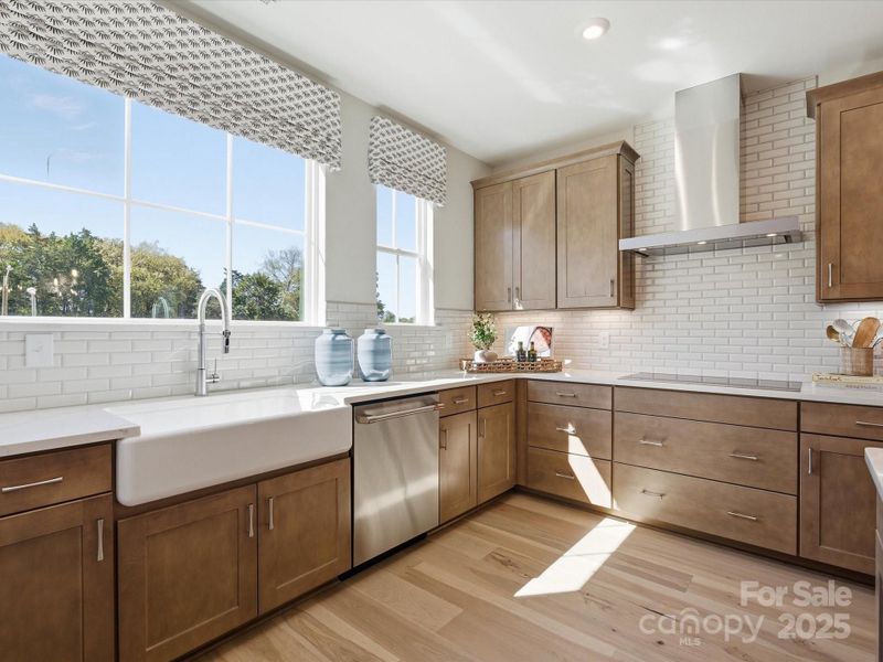 Covered Outdoor Living with Modern Black Rail.