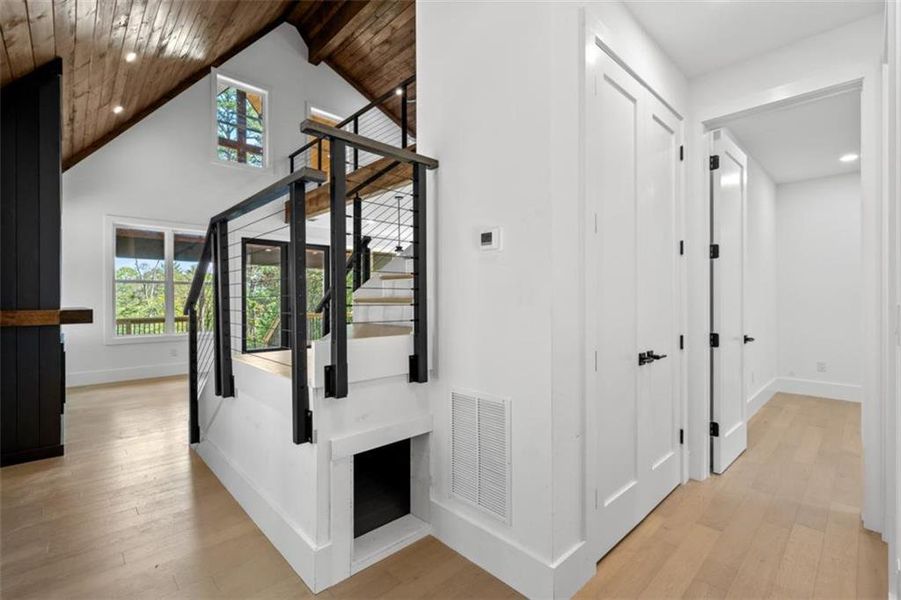 Furnished interior view inside a new home in , Ellijay (Image 18).