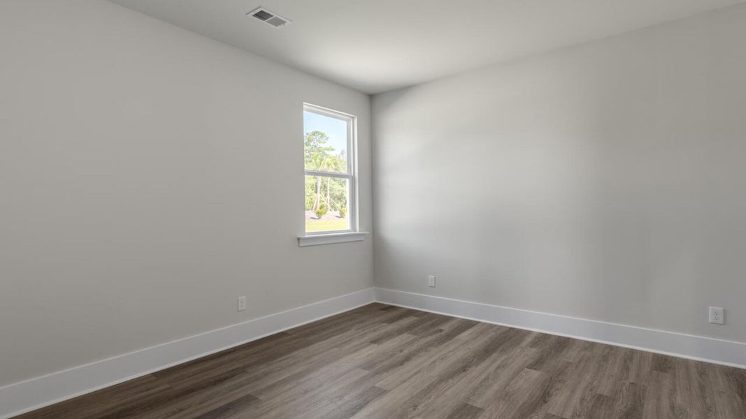 Representative unfurnished interior of a home built from the WREN by D.R. Horton in Indigo Preserve, Leland (Image 21). Representative unfurnished interior of a home built from the WREN by D.R. Horton in Indigo Preserve, Leland (Image 21).