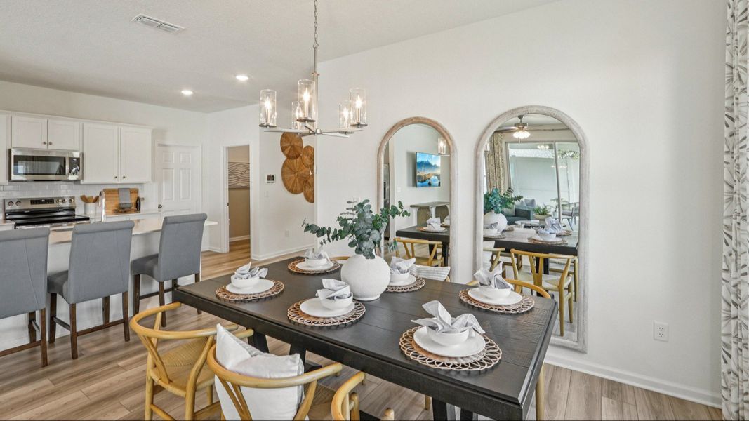 Merritt Floorplan Interior Dining Area by DRB Homes
