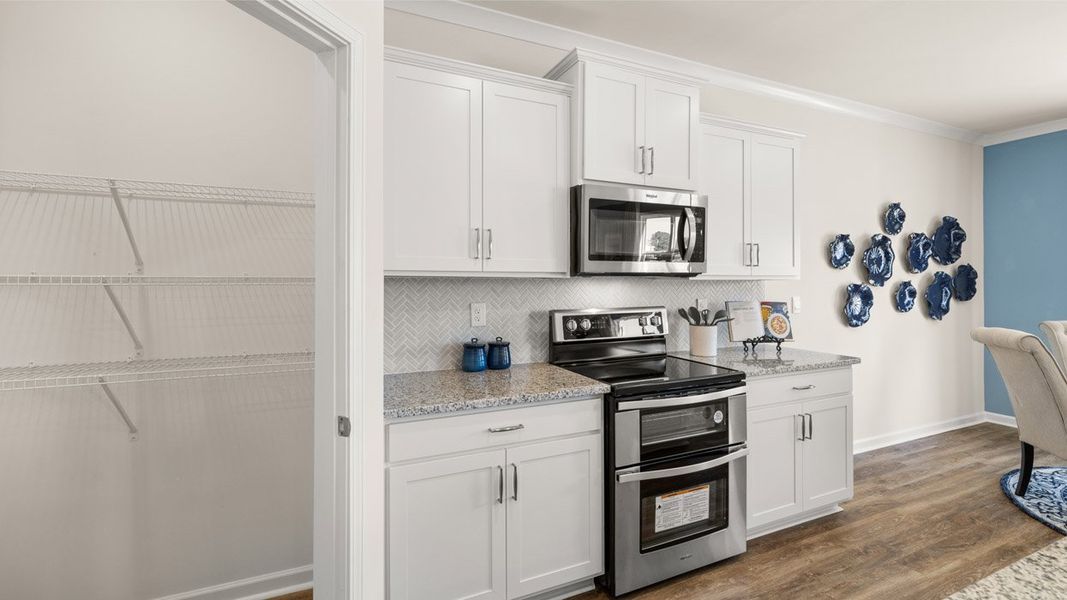 Representative furnished interior of a home built from the HAYDEN Express by D.R. Horton in WillowBrook, Winder (Image 18).