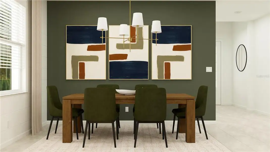 Furnished interior view inside a new home in Rye Ranch, Parrish (Image 13).