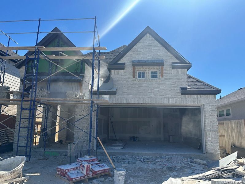 In-progress construction of a new home in Stillwater Ranch, San Antonio, TX (Image 24).