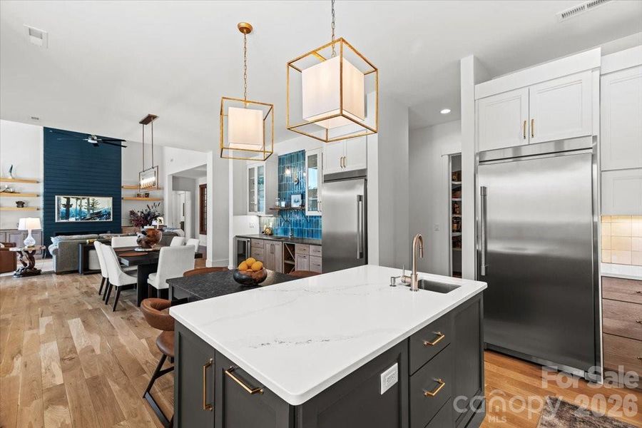 Furnished interior view inside a new home in , Brevard (Image 28).