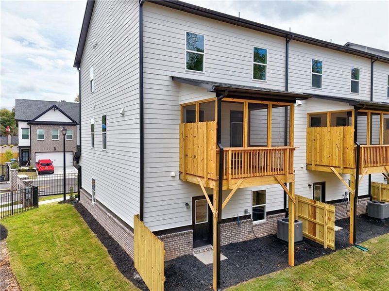 Exterior details and patio area of a home in , Tucker (Image 18). Exterior details and patio area of a home in , Tucker (Image 18).