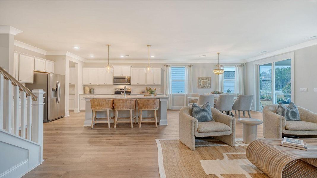 Furnished interior view inside a new home in Sheep Island, Summerville (Image 19).