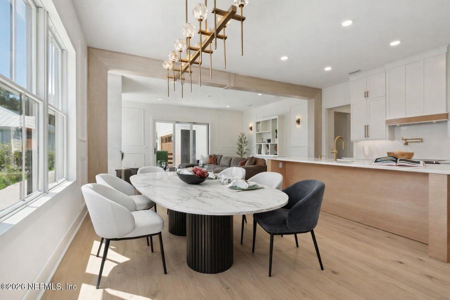 Furnished interior view inside a new home in , Fernandina Beach (Image 5).