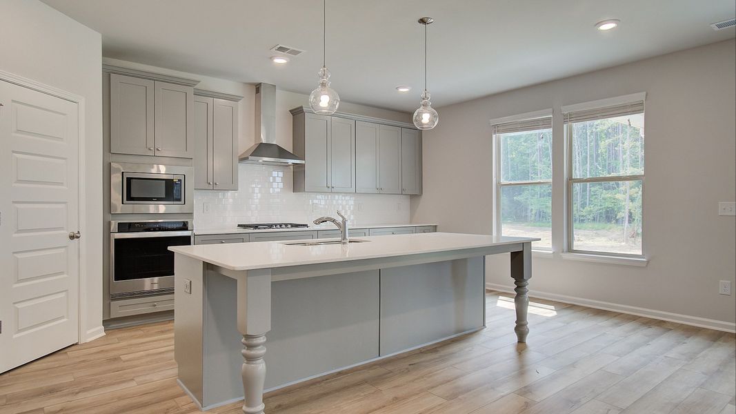Representative furnished interior of a home built from the Henry II by DRB Homes in Grandview at Millers Mill, Stockbridge (Image 14).