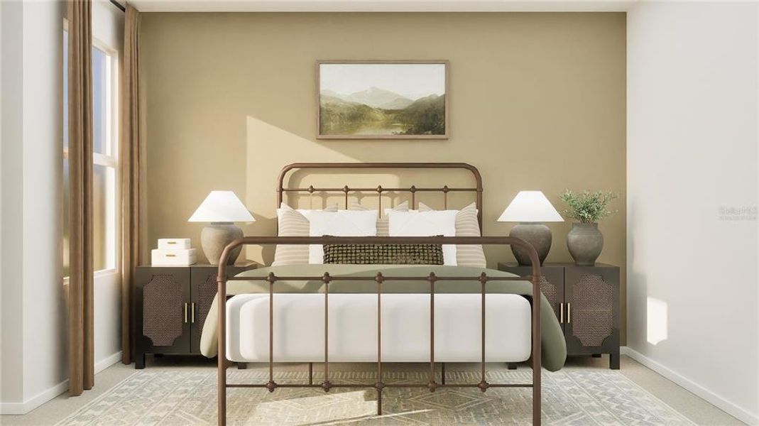 Furnished interior view inside a new home in Wellness Ridge, Clermont (Image 13). Furnished interior view inside a new home in Wellness Ridge, Clermont (Image 13).