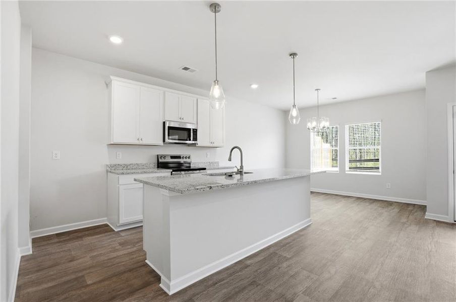 Furnished interior view inside a new home in Concord Oaks, Powder Springs (Image 8).