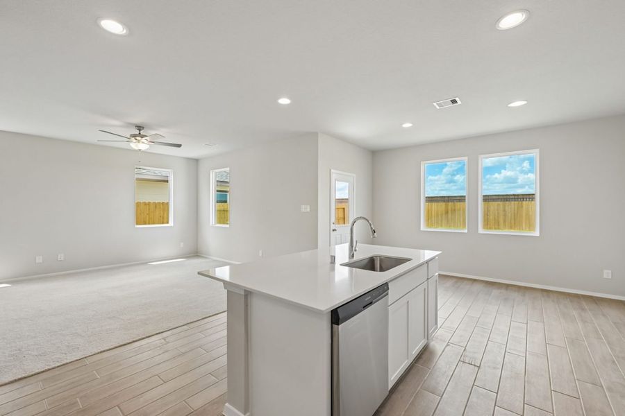 Furnished interior view inside a new home in Azalea, Pattison (Image 10).