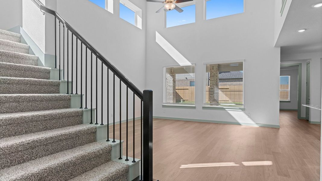 Spacious, unfurnished interior of a new home in Westland Ranch 50' Homesites, League City (Image 14).