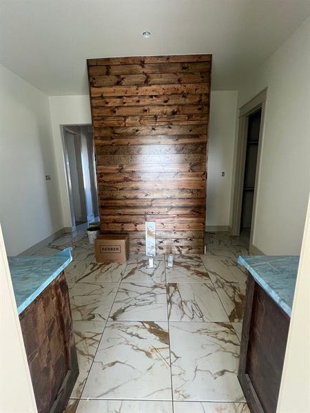 MASTER BATHROOM - free standing tub to be installed