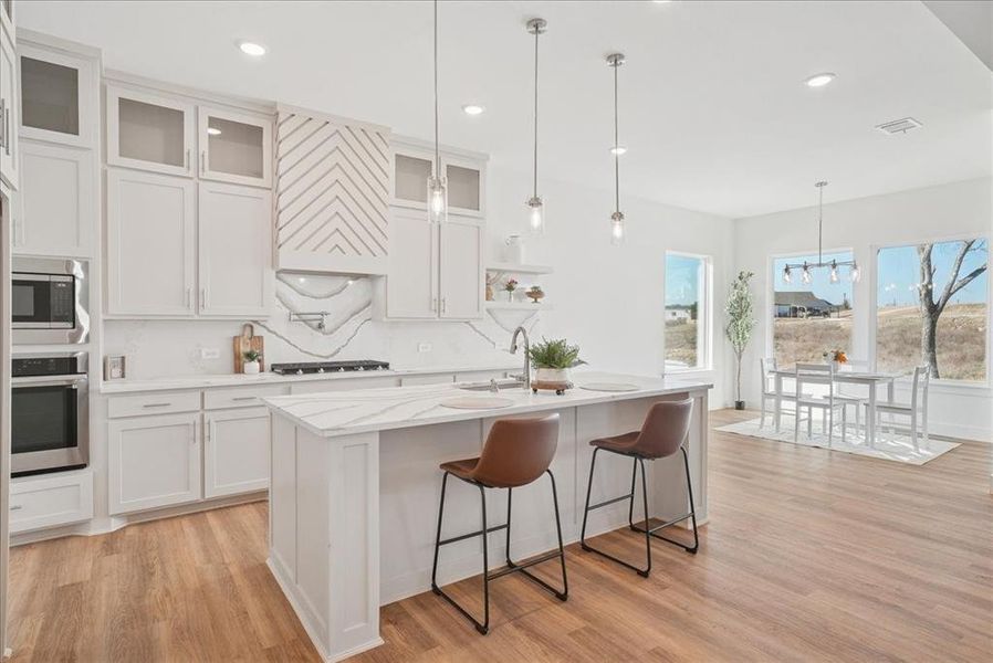 Furnished interior view inside a new home in , Azle (Image 6). Furnished interior view inside a new home in , Azle (Image 6).