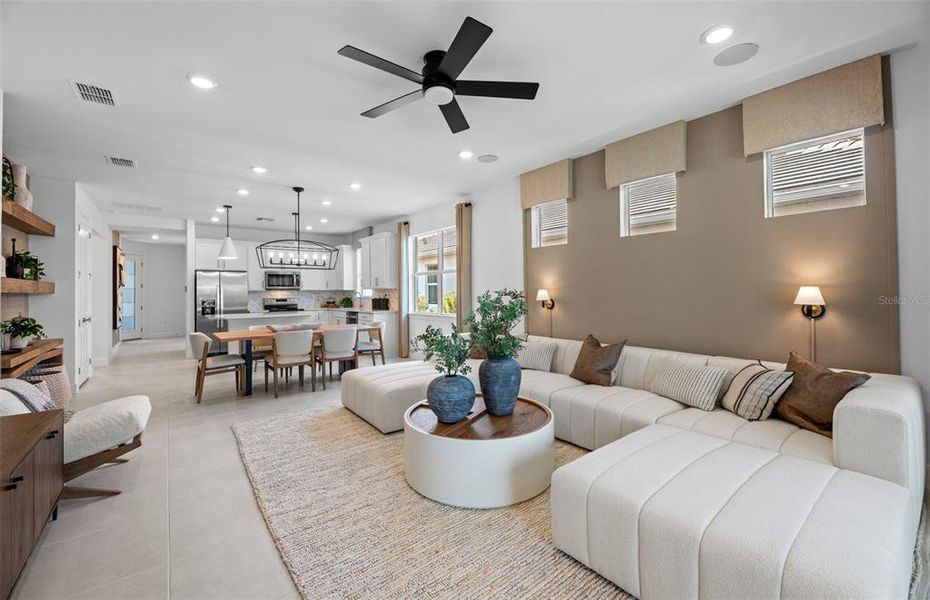 Furnished interior view inside a new home in Legacy Groves, Nokomis (Image 9). Furnished interior view inside a new home in Legacy Groves, Nokomis (Image 9).
