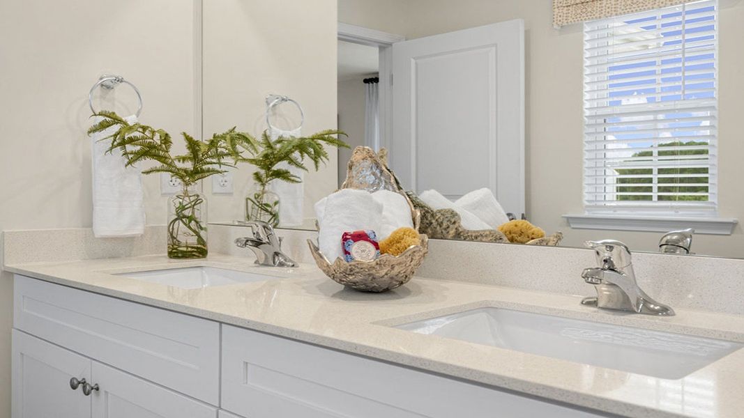 Representative furnished interior of a home built from the Galen by D.R. Horton in Country Creek, Lexington (Image 21).