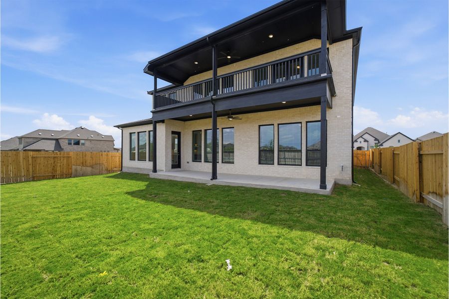 Exterior details and patio area of a home in Sunfield, Buda (Image 24). Exterior details and patio area of a home in Sunfield, Buda (Image 24).