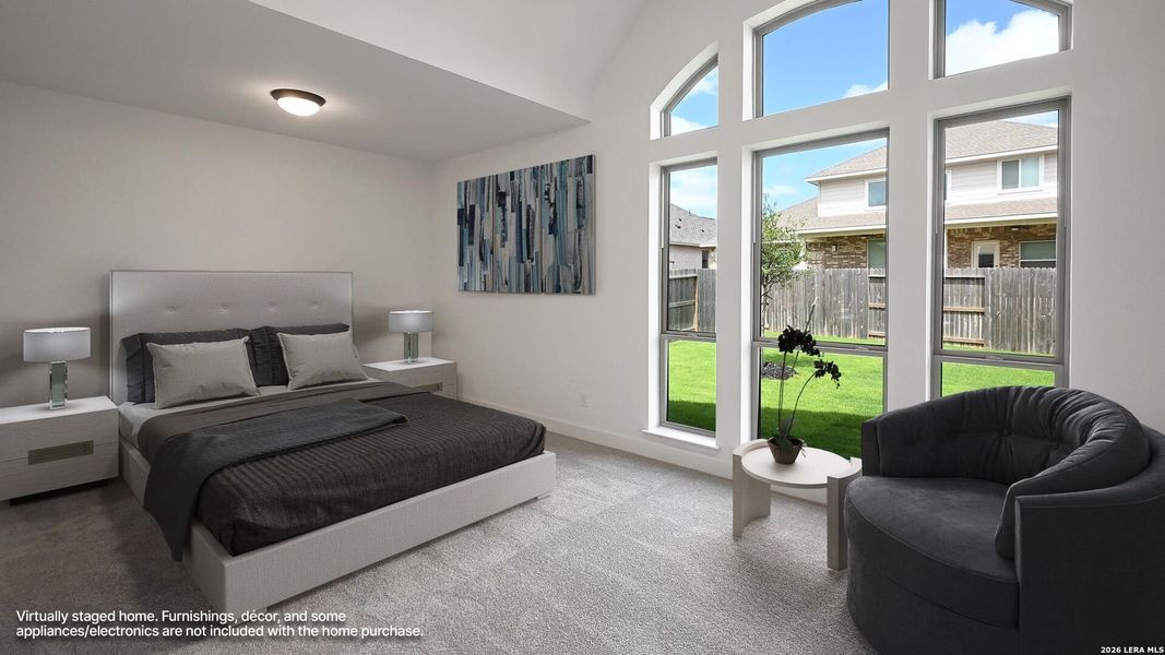 Furnished interior view inside a new home in Veramendi, New Braunfels (Image 12).