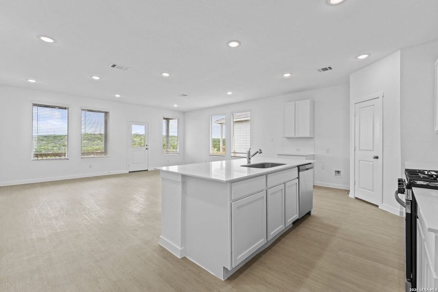 Furnished interior view inside a new home in Waterwheel, San Antonio (Image 5).