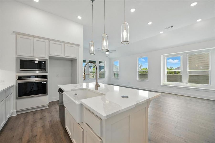 Furnished interior view inside a new home in Treeline, Justin (Image 9).