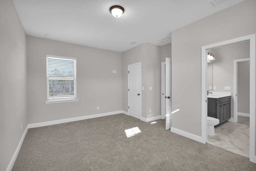 Representative unfurnished interior of a home built from the Riverdale by Riverside Homes in Hidden Creek at SilverLeaf, St. Augustine (Image 49). Representative unfurnished interior of a home built from the Riverdale by Riverside Homes in Hidden Creek at SilverLeaf, St. Augustine (Image 49).