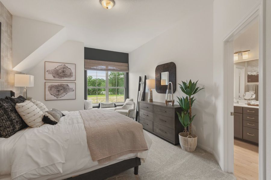 Furnished interior view inside a new home in Woodforest, Montgomery (Image 7).