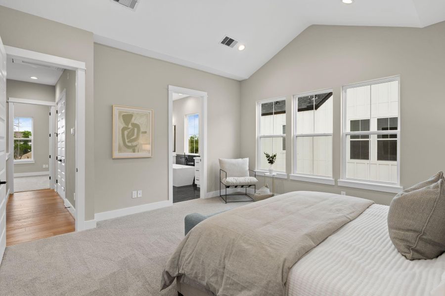 Furnished interior view inside a new home in , Houston (Image 31).