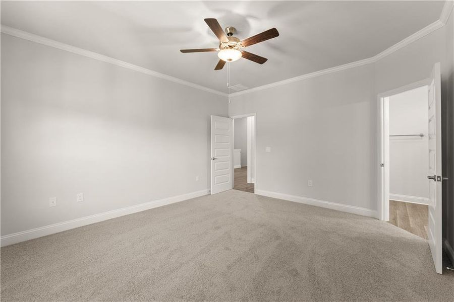 Spacious, unfurnished interior of a new home in Habersham Meadows, Demorest (Image 18).