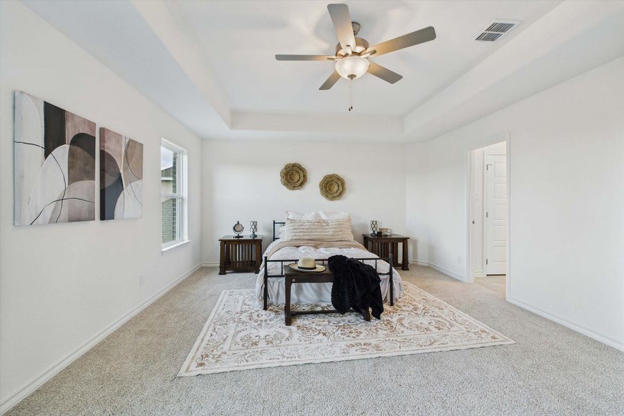 Representative furnished interior of a home built from the The Danbury I by Davidson Homes LLC in The Reserve at Potranco Oaks, Castroville (Image 9).