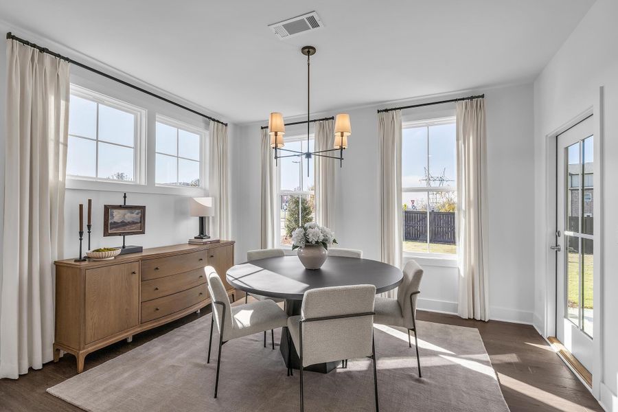 Furnished interior view inside a new home in Wildflower, Chattanooga (Image 8).