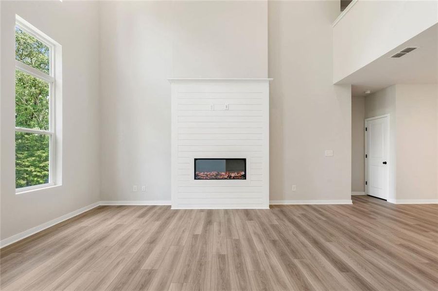 Spacious, unfurnished interior of a new home in Windsong Estates, McDonough (Image 31). Spacious, unfurnished interior of a new home in Windsong Estates, McDonough (Image 31).
