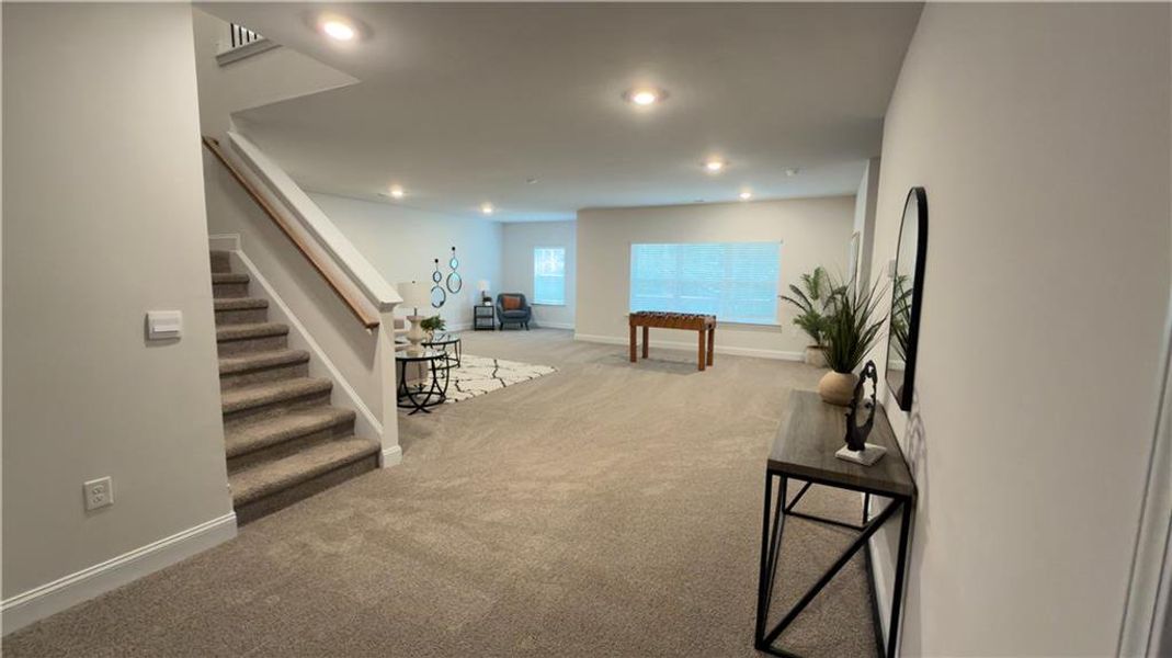 Furnished interior view inside a new home in Habersham Meadows, Demorest (Image 29).