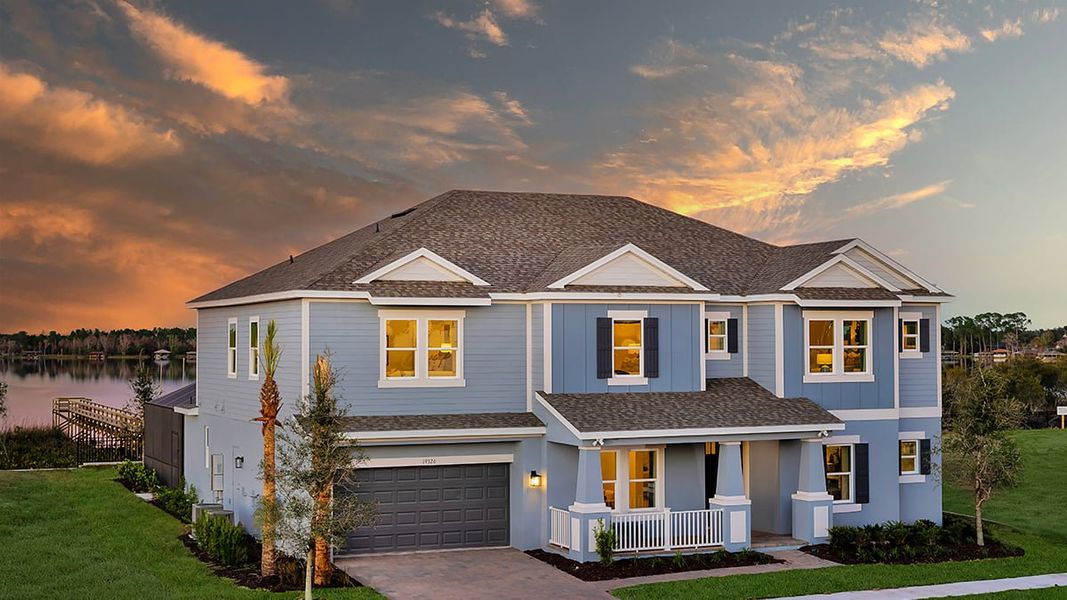 Representative exterior photo of a completed home built from the Bimini by Taylor Morrison in Lochside, Mount Dora, FL (Image 28).