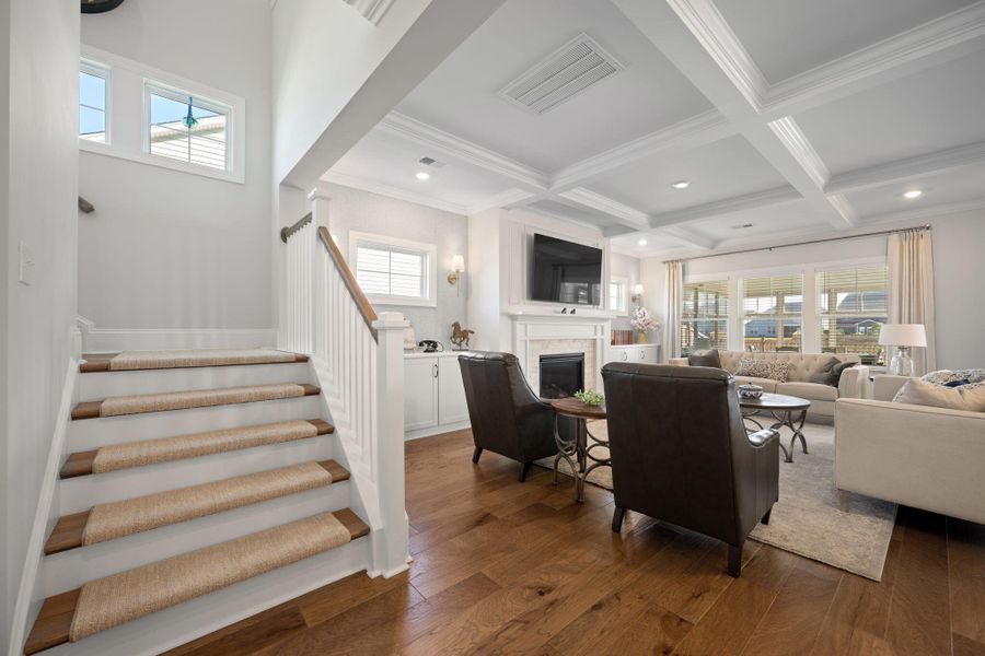 Furnished interior view inside a new home in , Summerville (Image 5).