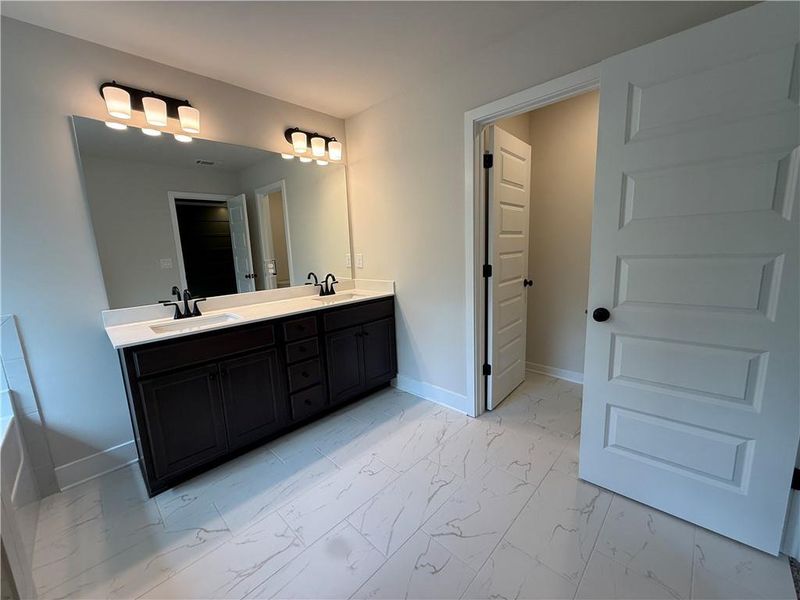 Furnished interior view inside a new home in The Towns at Auburn Station East, Auburn (Image 11).
