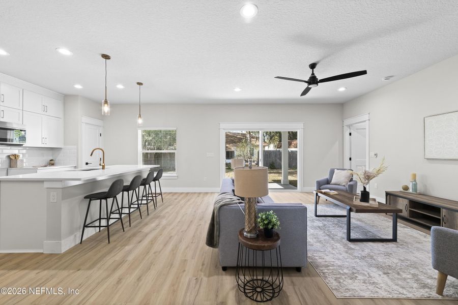 Furnished interior view inside a new home in , Jacksonville (Image 31).