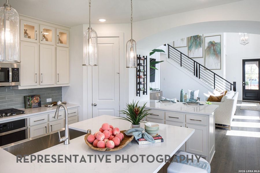 Furnished interior view inside a new home in Sunflower Ridge, New Braunfels (Image 23).
