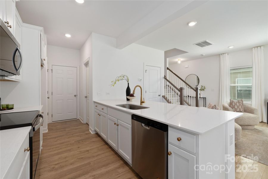 Furnished interior view inside a new home in , Charlotte (Image 10).