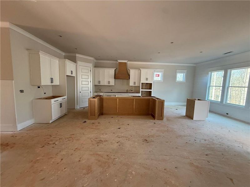 In-progress construction of a new home in , Pendergrass, GA (Image 17).