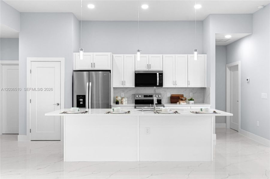 Furnished interior view inside a new home in , Lehigh Acres (Image 8).
