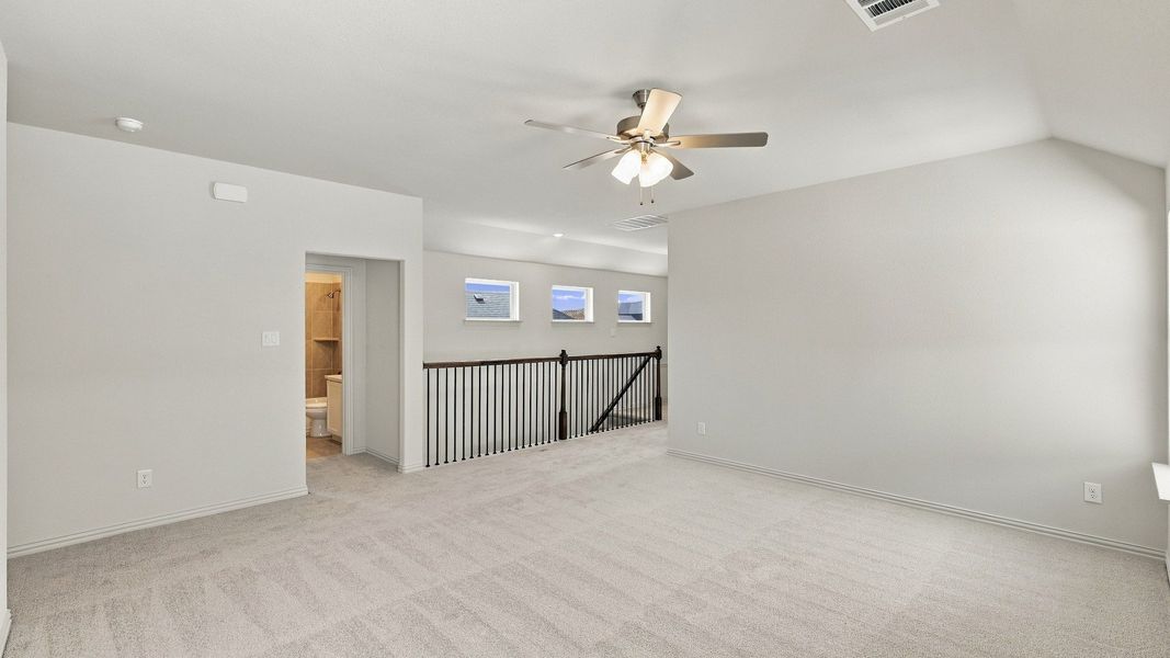 Furnished interior view inside a new home in Westridge Journey, McKinney (Image 30).